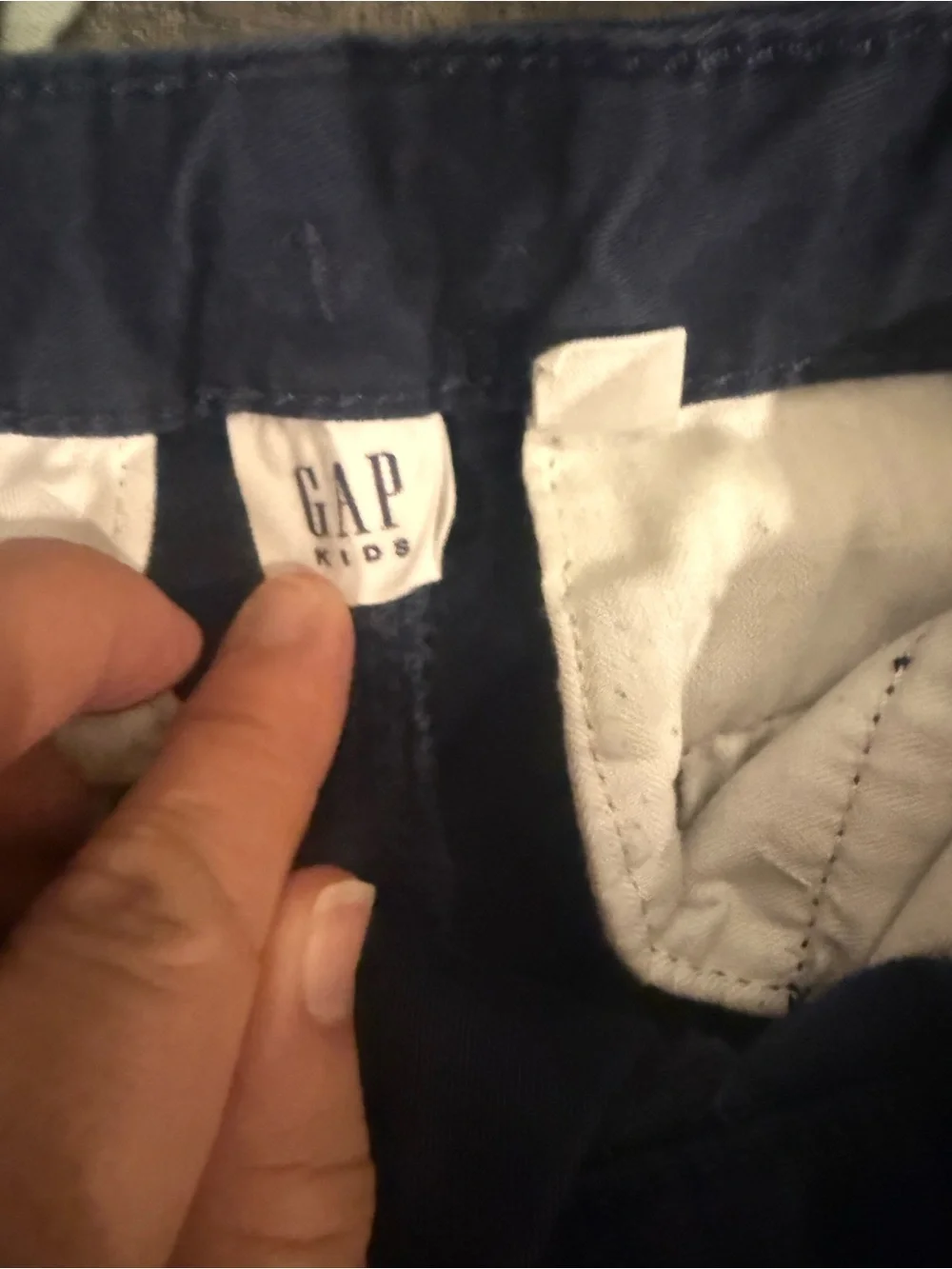 GAP Navy Blue boys Shorts size 7 and light green T-shirt 6/7.
